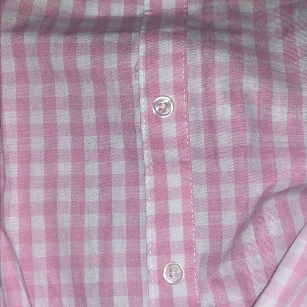 NWT Juniors Small Pink & White Top - Picture 3 of 4